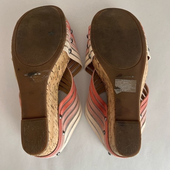 Lucky Brand Womens Mykayla Cork Wedge sandal Size 9 - Picture 8 of 12